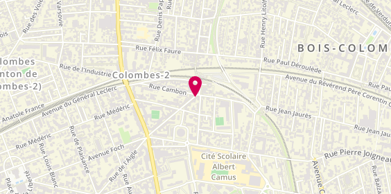 Plan de Nicolas, 1 avenue Joseph Froment, 92250 La Garenne-Colombes