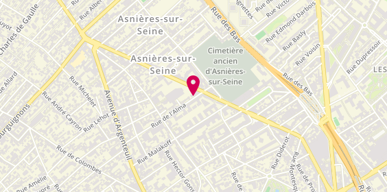 Plan de Investonwine.com, 57 Bis Rue de l'Alma, 92600 Asnières-sur-Seine