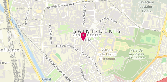 Plan de La Vinothèque de Saint-Denis, au Fond de la Cour
62 Rue Gabriel Péri, 93200 Saint-Denis