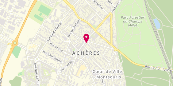 Plan de Chez Lou, 2 Rue Félix Fauré, 78260 Achères