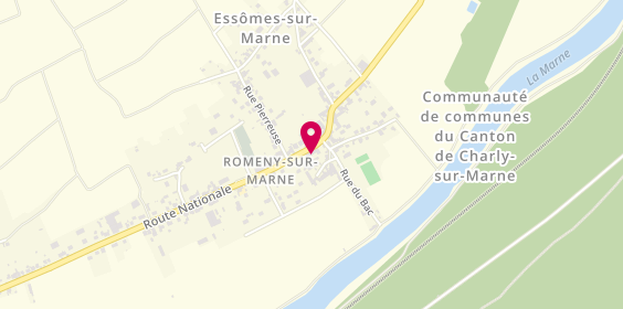Plan de Le Manoir, 21 Route Nationale, 02310 Romeny-sur-Marne