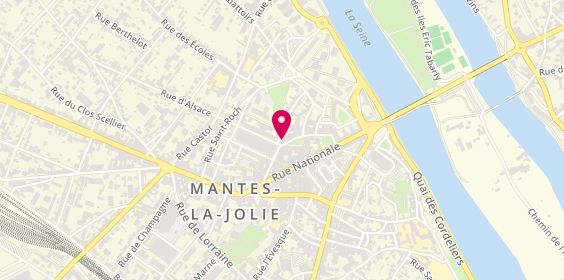 Plan de Nicolas Mantes, 26 place du Marché au Blé, 78200 Mantes-la-Jolie