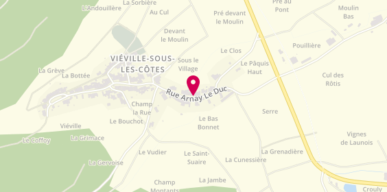 Plan de De l'Aumoniere, 11 Rue Arnay le Duc, 55210 Vigneulles-lès-Hattonchâtel