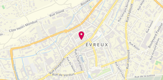 Plan de A la Vallée d'Auge, 16 Place Clémenceau - Place du Marché, 27000 Évreux