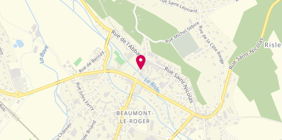 Plan de Les 3 Arômes, 17 Rue Chantereine, 27170 Beaumont-le-Roger