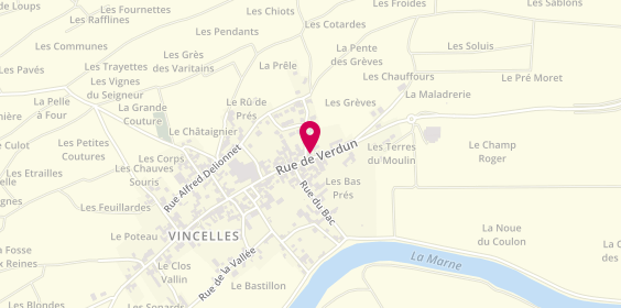 Plan de H Dépaux & Fils, 21 Rue de Verdun, 51700 Vincelles