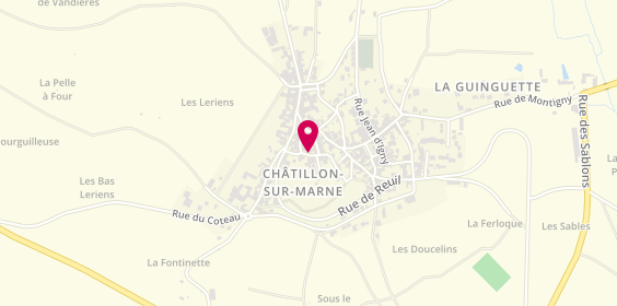 Plan de Champagne C. Michalet, 3 Bis Rue de l'Église, 51700 Châtillon-sur-Marne
