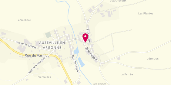 Plan de La Cave, 3 Rue Basse, 55120 Auzéville En Argonne