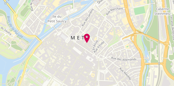 Plan de Les Trois Moussequetaires, 18 Rue Taison, 57000 Metz