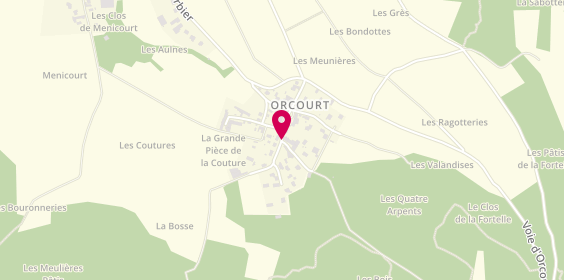 Plan de BRUGNEAU Damien, Orcourt 7 Chemin Pionniers, 51480 Cuchery