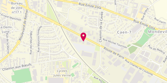 Plan de La Case à Bières, 52 Route de Paris, 14120 Mondeville