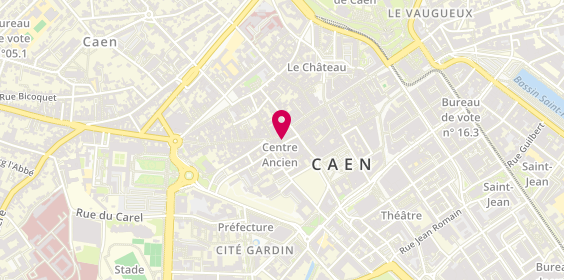 Plan de Les Domaines Qui Montent, 40 Rue de Bras, 14000 Caen