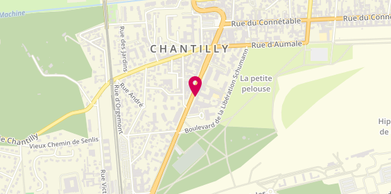 Plan de Les Vins de Condé, 31 avenue du Maréchal Joffre, 60500 Chantilly