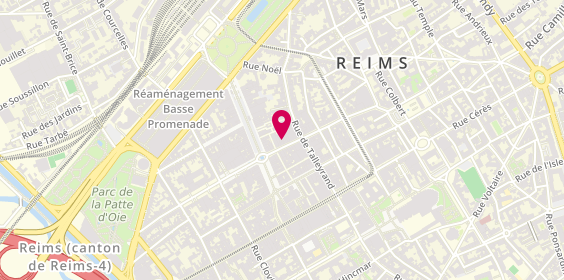 Plan de Nicolas Reims, 16 Rue de l'Étape, 51100 Reims
