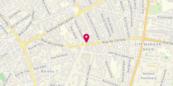Plan de Le Cul Sec, 61 Rue de Cernay, 51100 Reims