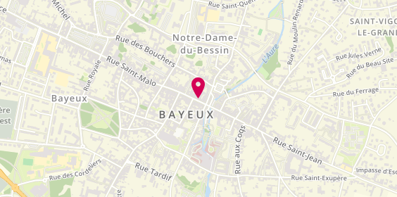 Plan de Bajocave, 10 Rue Saint-Martin, 14400 Bayeux