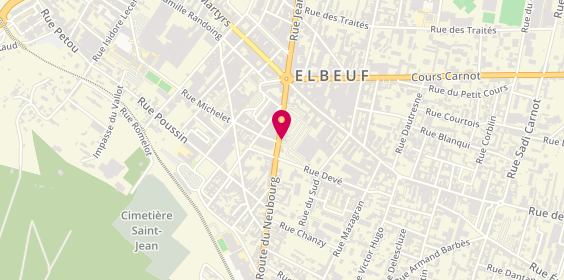Plan de Pierre Noble, 25 Rue du Neubourg, 76500 Elbeuf