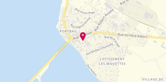 Plan de La Hallette Aux Vins, 28 Rue Philippe Lebel, 50580 Port-Bail-sur-Mer