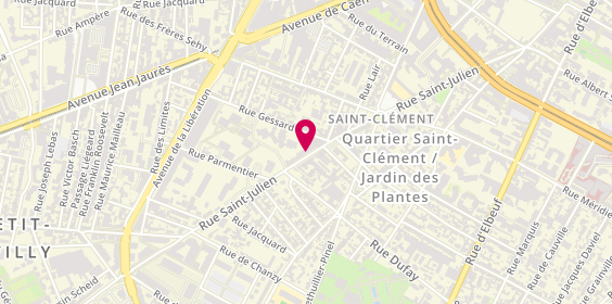 Plan de L'épicurie, 156 Rue Saint-Julien, 76000 Rouen