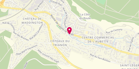 Plan de Les Amis des Papilles, 712 Route de Lyons, 76160 Saint-Léger-du-Bourg-Denis