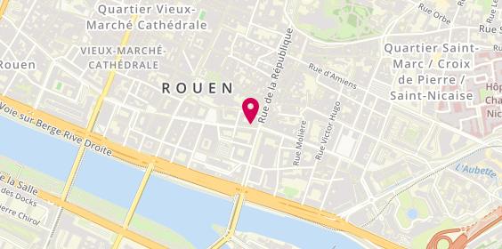 Plan de Les Sentiers de Bordeaux, 8 Rue du Général Leclerc, 76000 Rouen