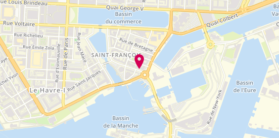 Plan de Les Agapes, 69 Rue du Général Faidherbe, 76600 Le Havre
