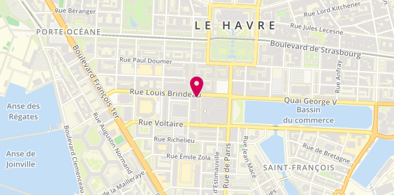 Plan de La Caviste, 55 Rue de Racine, 76600 Le Havre
