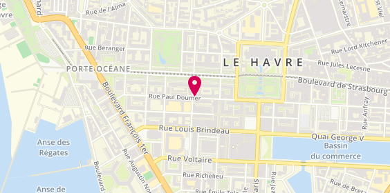 Plan de La Generale des Vins, 92 Bis Rue Dicquemare, 76600 Le Havre