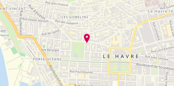 Plan de La Feuille de Vigne, 31 Rue Georges Braque, 76600 Le Havre
