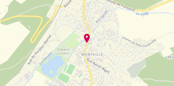 Plan de Les Halles de Montville, 1 Rue Sadi Carnot, 76710 Montville