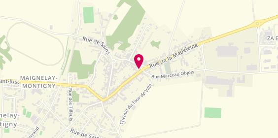 Plan de La Cave des Vins Coeur, 45 Rue de la Madeleine, 60420 Maignelay-Montigny
