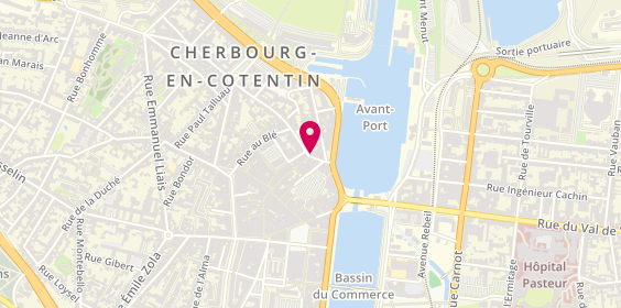 Plan de Le Ballon Rouge- Galerie Ber, 9 Rue du Port, 50100 Cherbourg-en-Cotentin