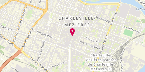 Plan de Nicolas, 50 Rue de la République, 08000 Charleville-Mézières