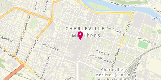 Plan de L'Oenoteck, 4 Rue Irénée Carré, 08000 Charleville-Mézières