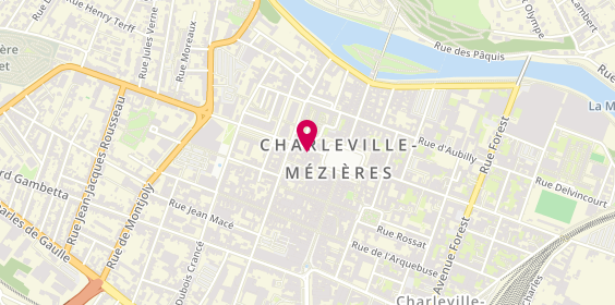 Plan de Les Illuminations, 9 Rue de Mantoue, 08000 Charleville-Mézières
