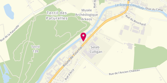 Plan de Au Coeur des Vignes, 4123 Route de Tournai, 59500 Douai