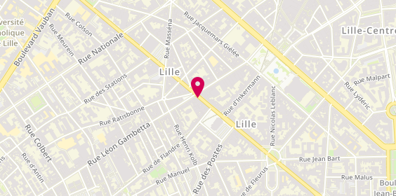 Plan de La cave sur mesure, 190 Rue Solférino, 59000 Lille