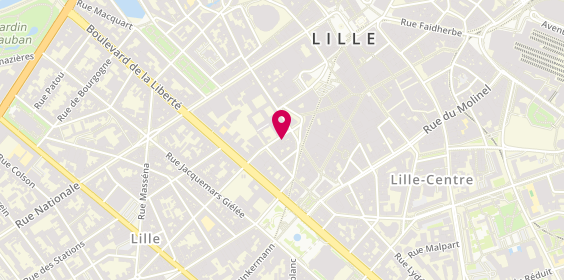 Plan de Les Vins d'Aurélien, 5 Rue Jean Sans Peur, 59000 Lille