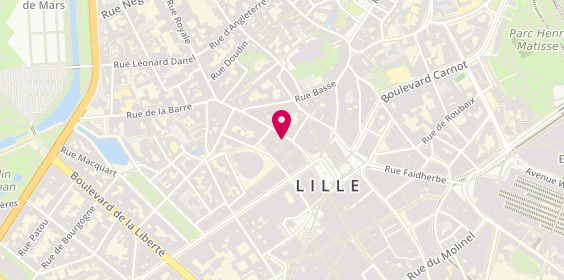 Plan de Les Vins Gourmands, 33 Rue Esquermoise, 59000 Lille