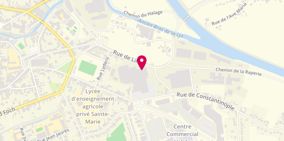 Plan de Brasserie Bédague, 22 Rue de Lille, 62120 Aire-sur-la-Lys